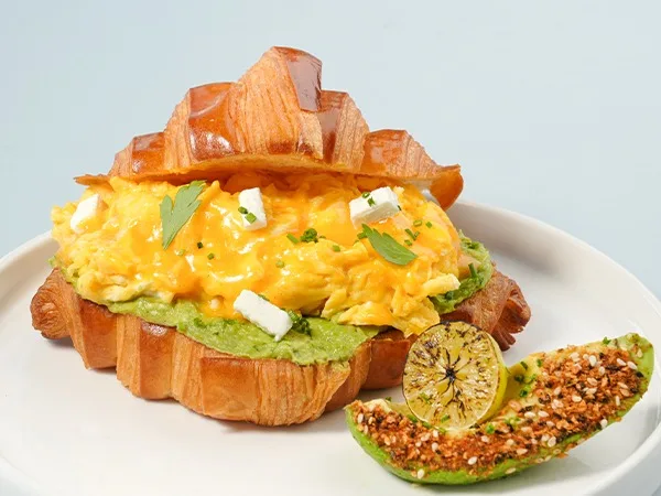 Avocado Egg Croissant